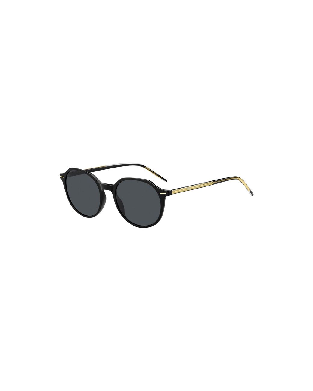 Boss Black Acetate Sunglasses With-Tone Detailing