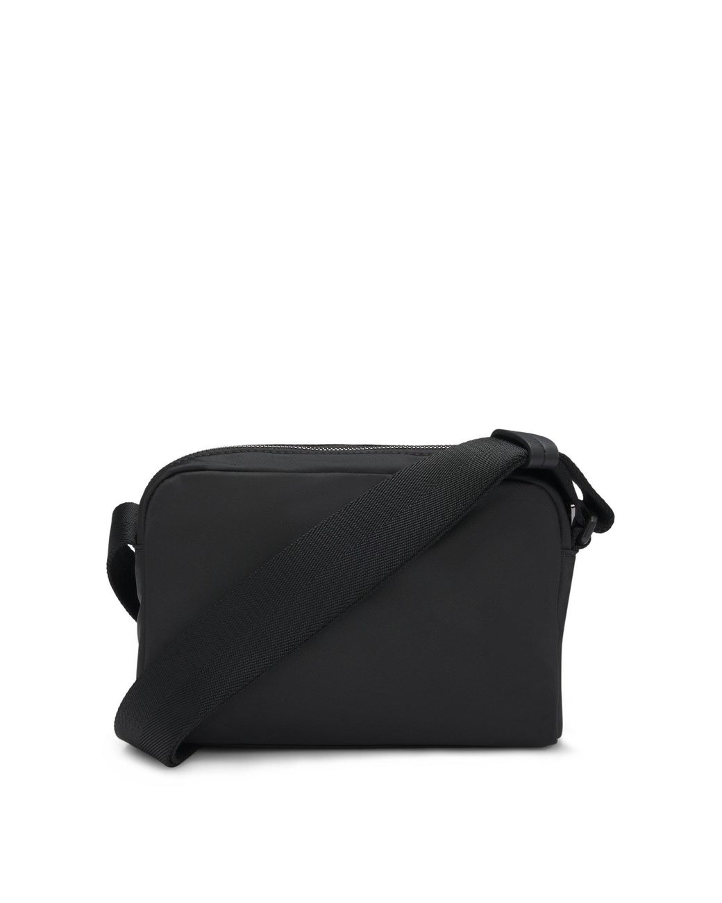 HUGO Crossbodytas Van Keperstof Met Metalen Tweedelig Logo in het Black voor heren