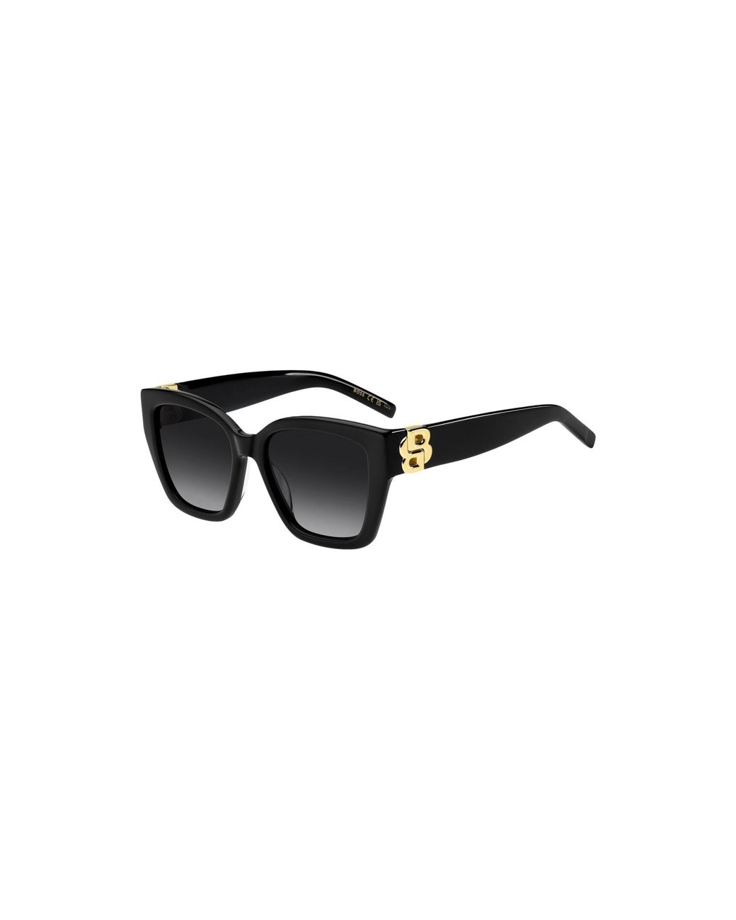 Boss Black Acetate Sunglasses With Double B Monogram