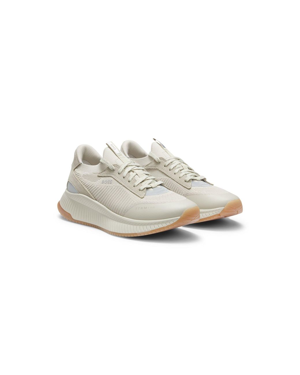 Boss White Ttnm Evo Trainers for men