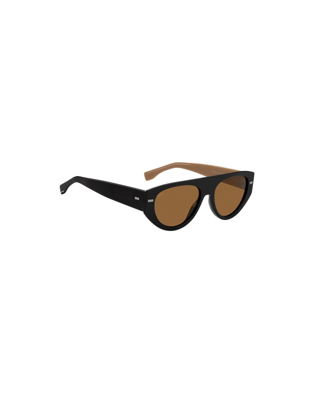 Boss Multicolor Bio-Acetate Sunglasses With Lasered-Logo Temples for men