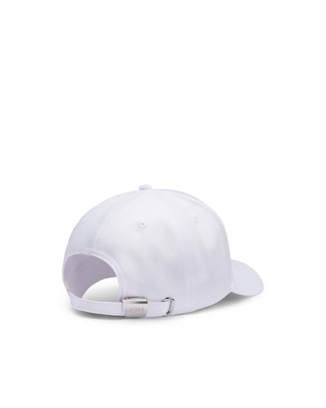 Boss White Logo Cap for men