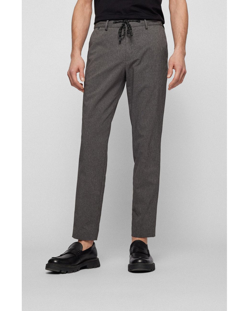 BOSS by HUGO BOSS Packable Slimfit Trousers In Performancestretch