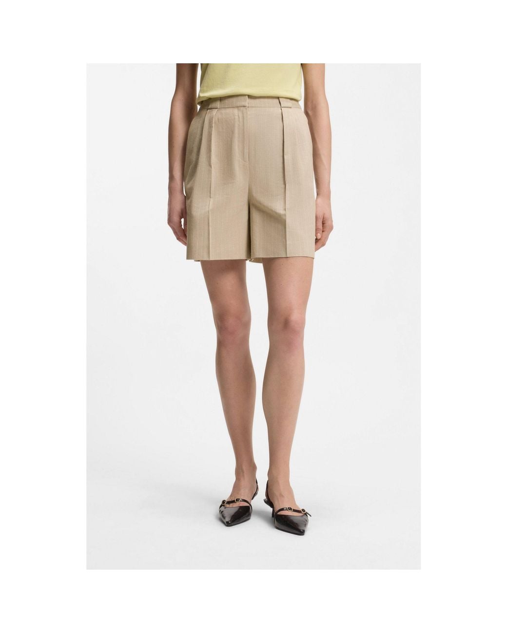 HUGO Natural Relaxed-Fit Shorts