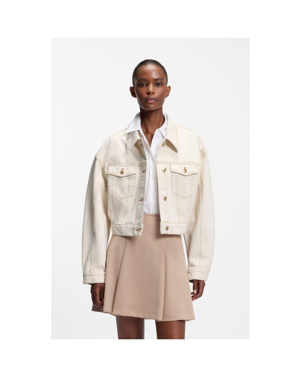 HUGO Natural Relaxed-Fit Jacket