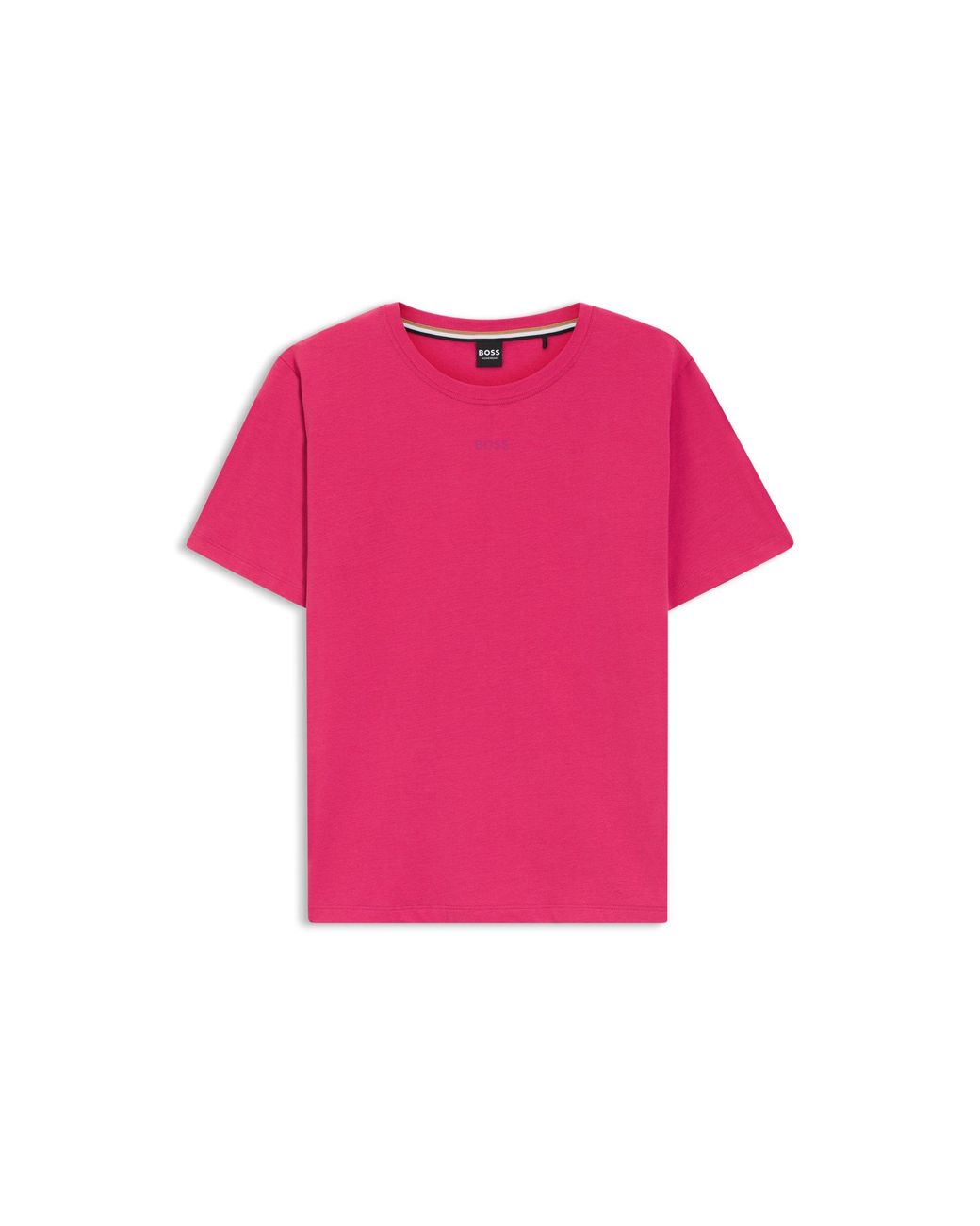 Boss Pink Stretch-Cotton Pyjama T-Shirt