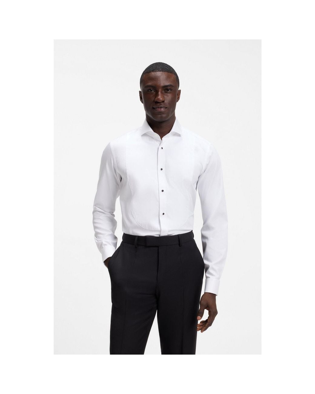 Boss White One Regular-Fit Shirt for men
