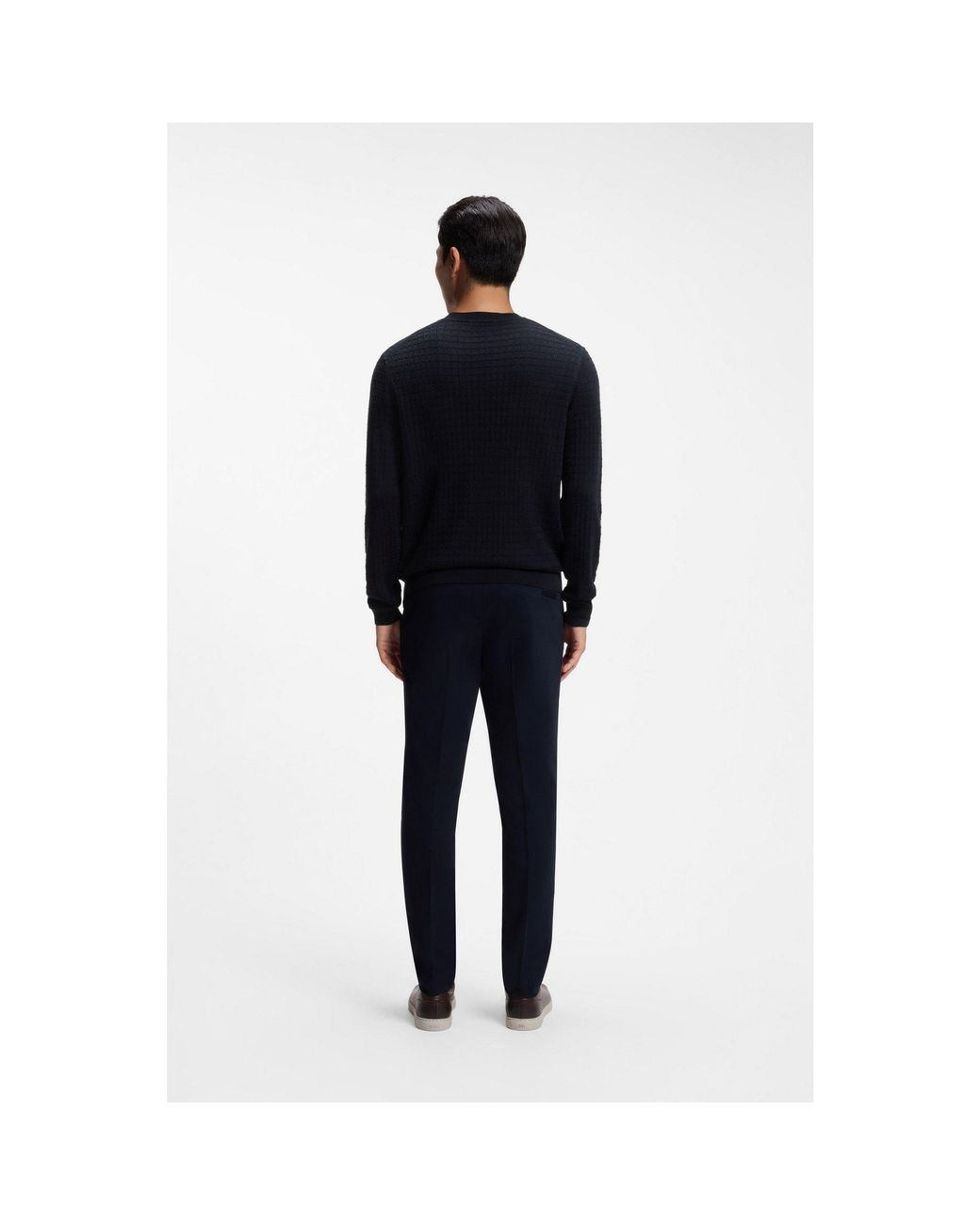 Boss Black Knitted Sweater for men