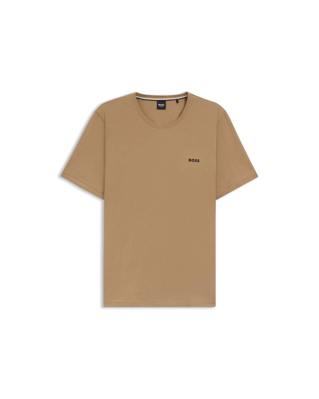 Boss Natural Stretch-Cotton T-Shirt for men