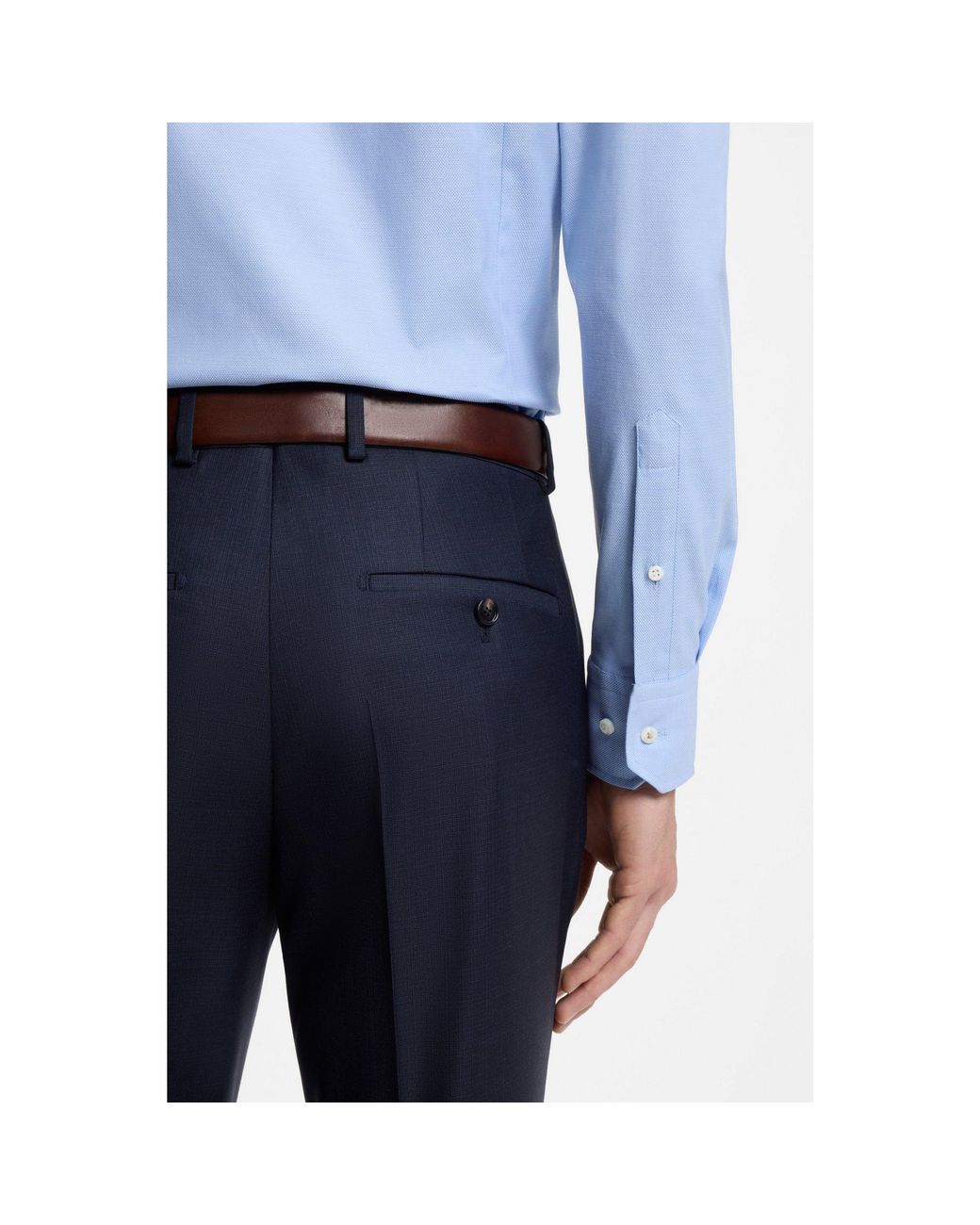 Boss Blue Slim-Fit Shirt for men