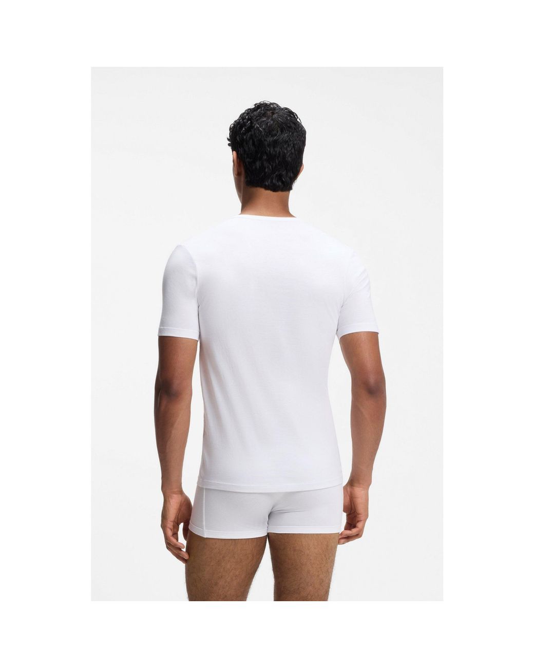 Boss Black Three-Pack Cotton T-Shirts for men