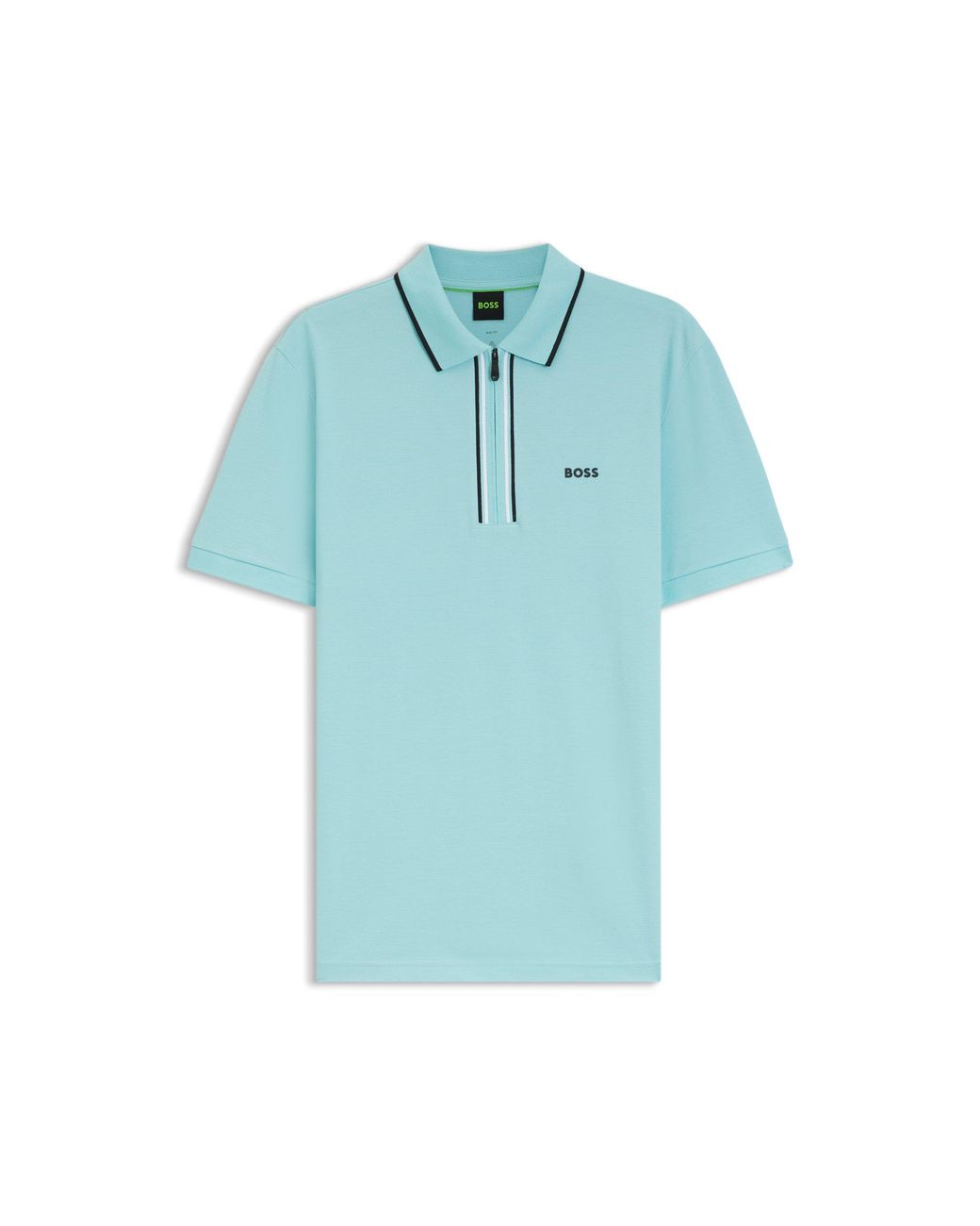 Boss Blue Active Slim-Fit Polo Shirt for men