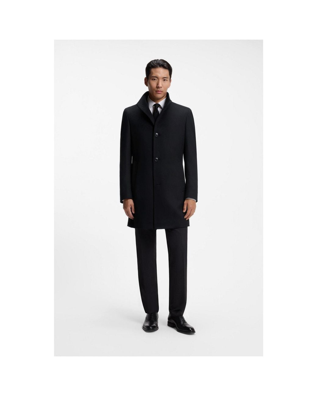 Boss Black Slim-Fit Coat for men