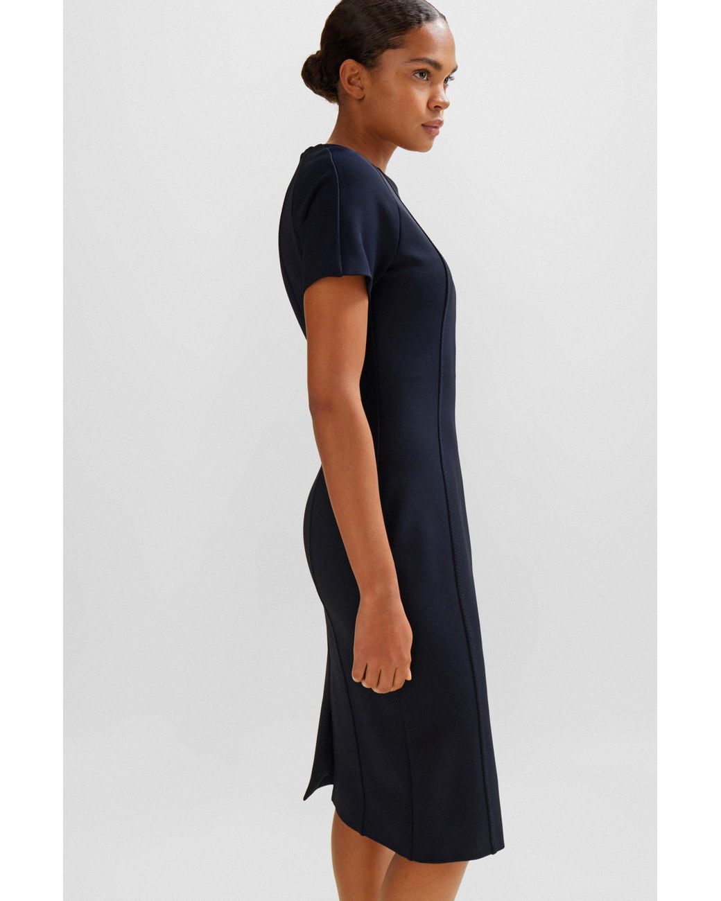 Navy blue 2025 business dress