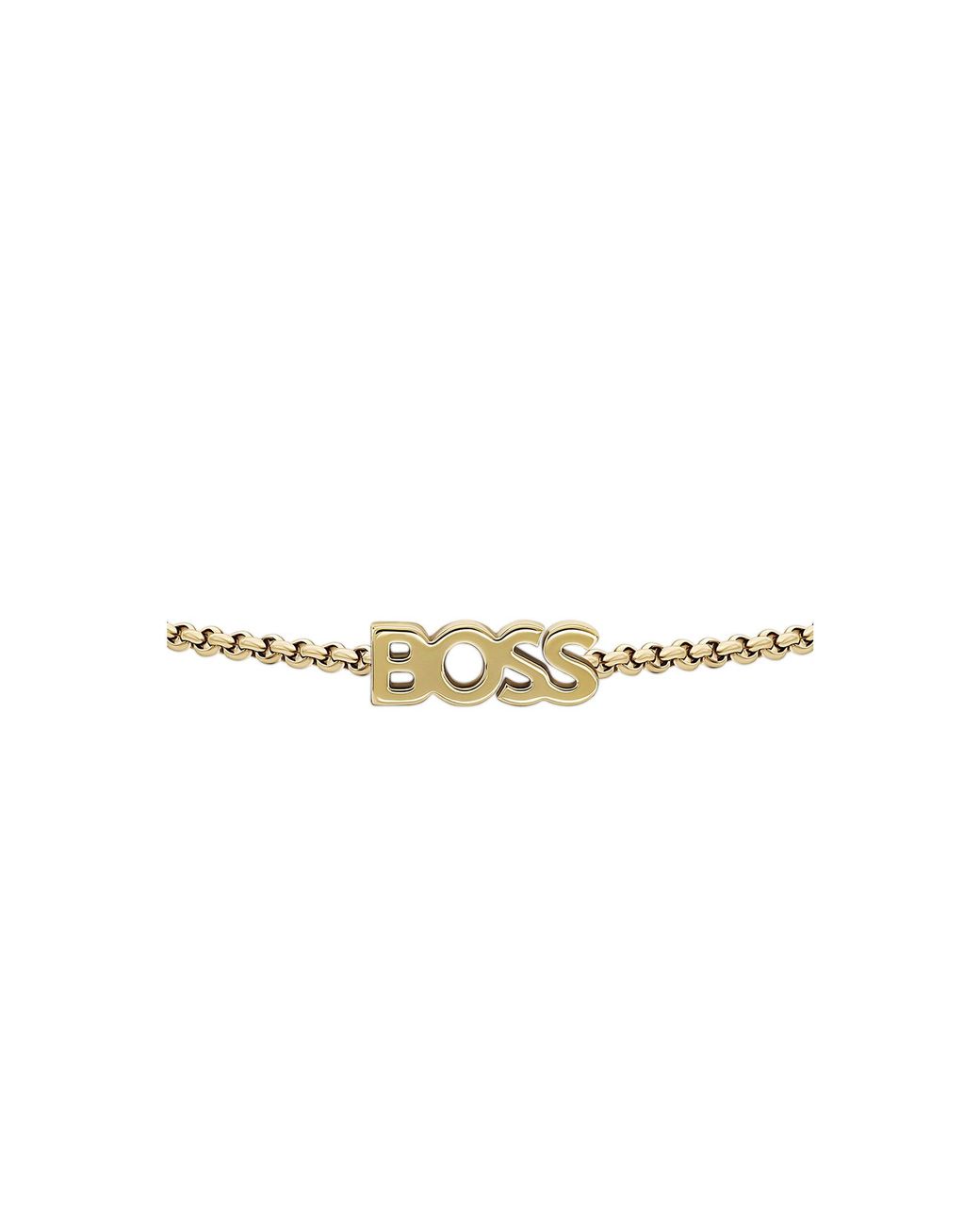 Boss Metallic Logo Bracelet
