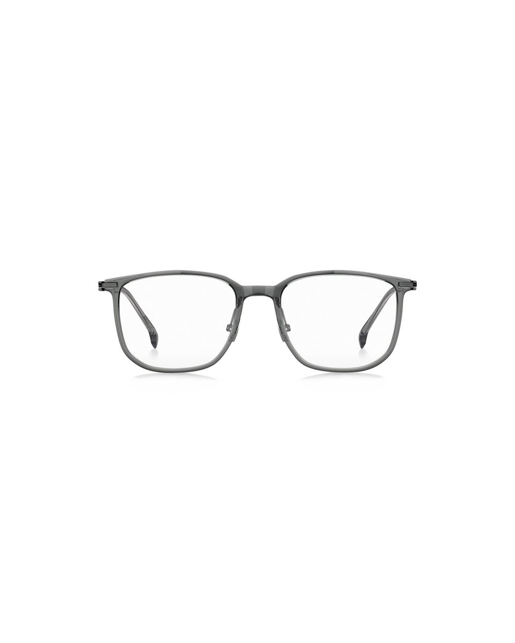 Boss Metallic Titanium Optical Frames With Lasered Logo for men