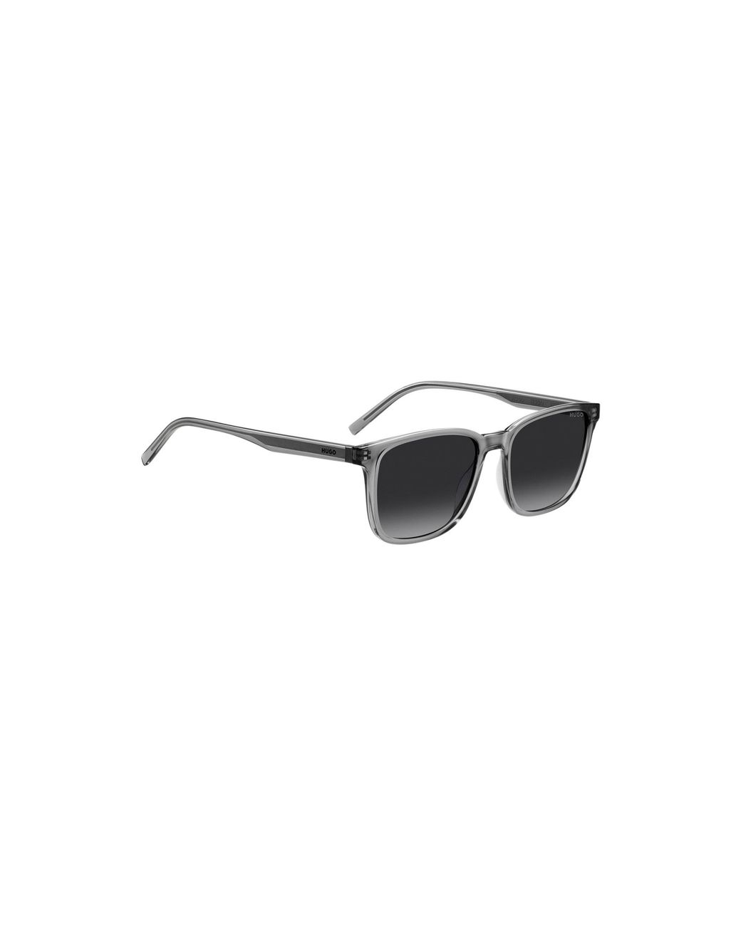 HUGO Gray Acetate Sunglasses With-Tone Core Wire for men