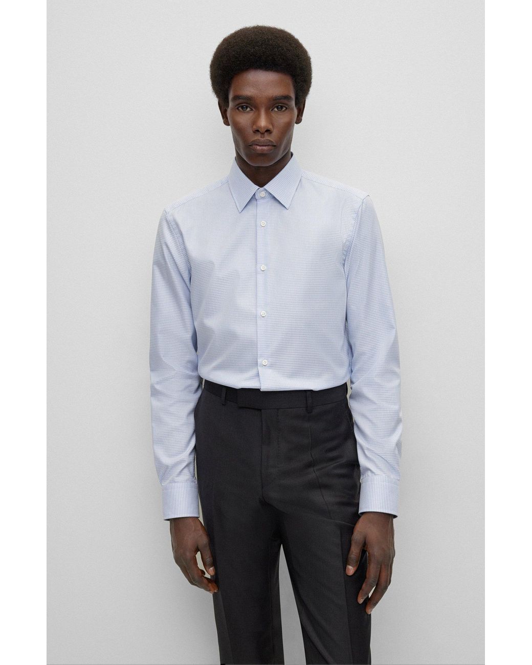 Hugo boss non online iron shirts