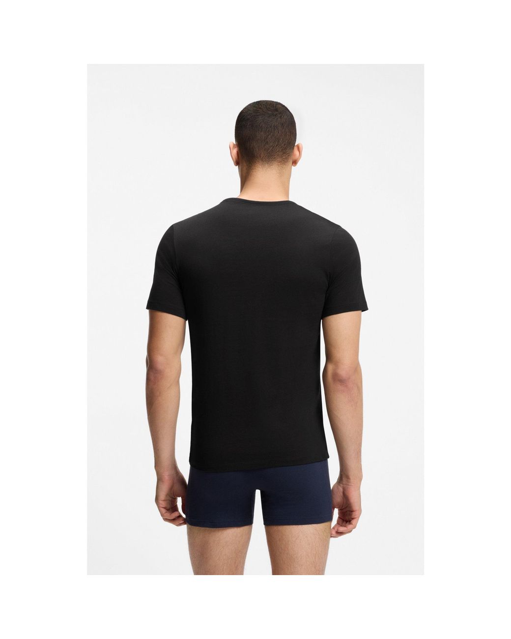 Boss Black Three-Pack Cotton T-Shirts for men
