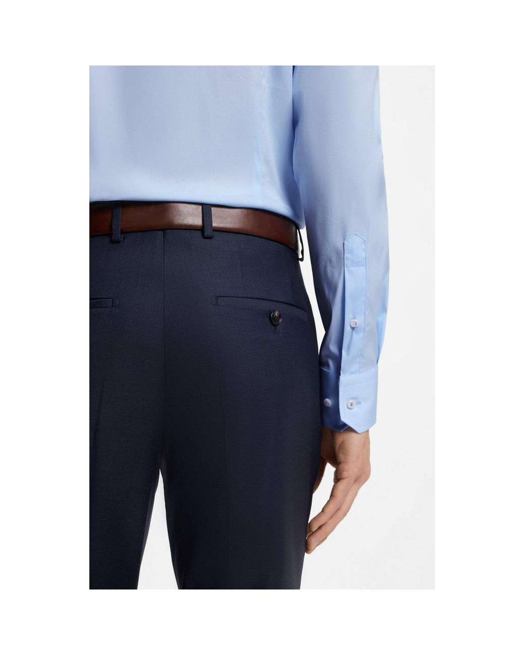 Boss Blue Slim-Fit Shirt for men