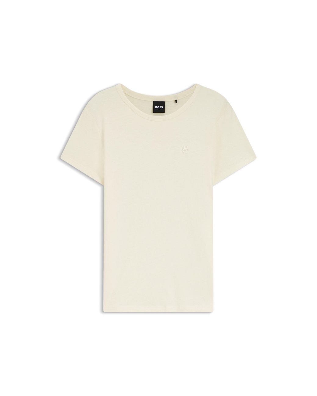 Boss White Slim-Fit T-Shirt