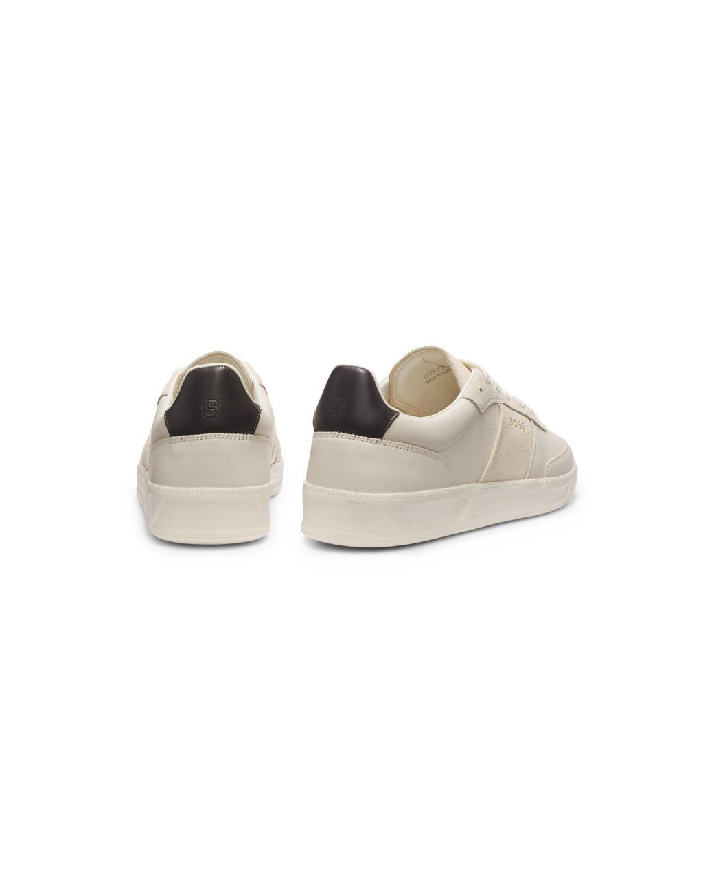Boss White Portuguese-Made Trainers