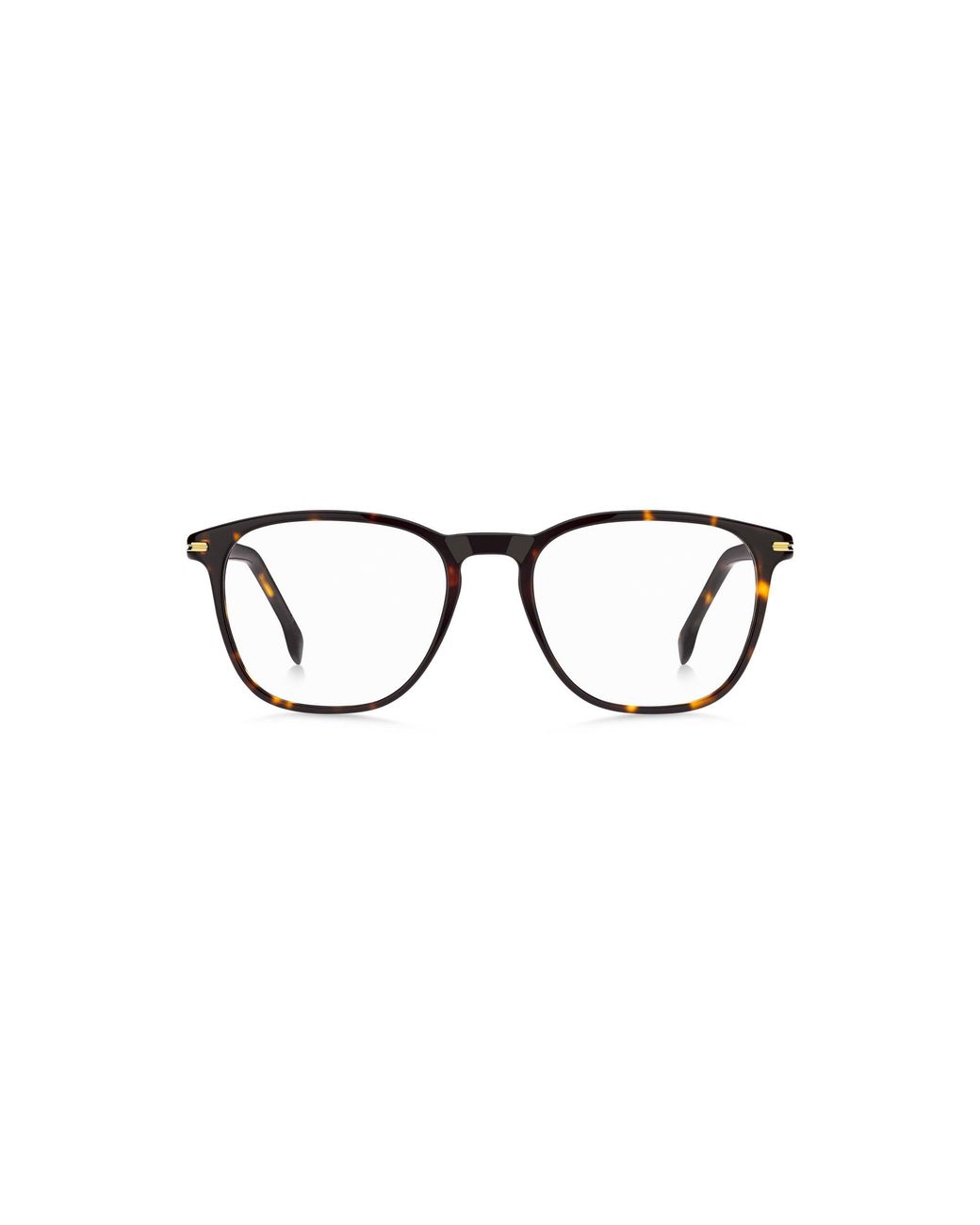 Boss Brown Havana-Acetate Optical Frames With-Tone Hardware for men