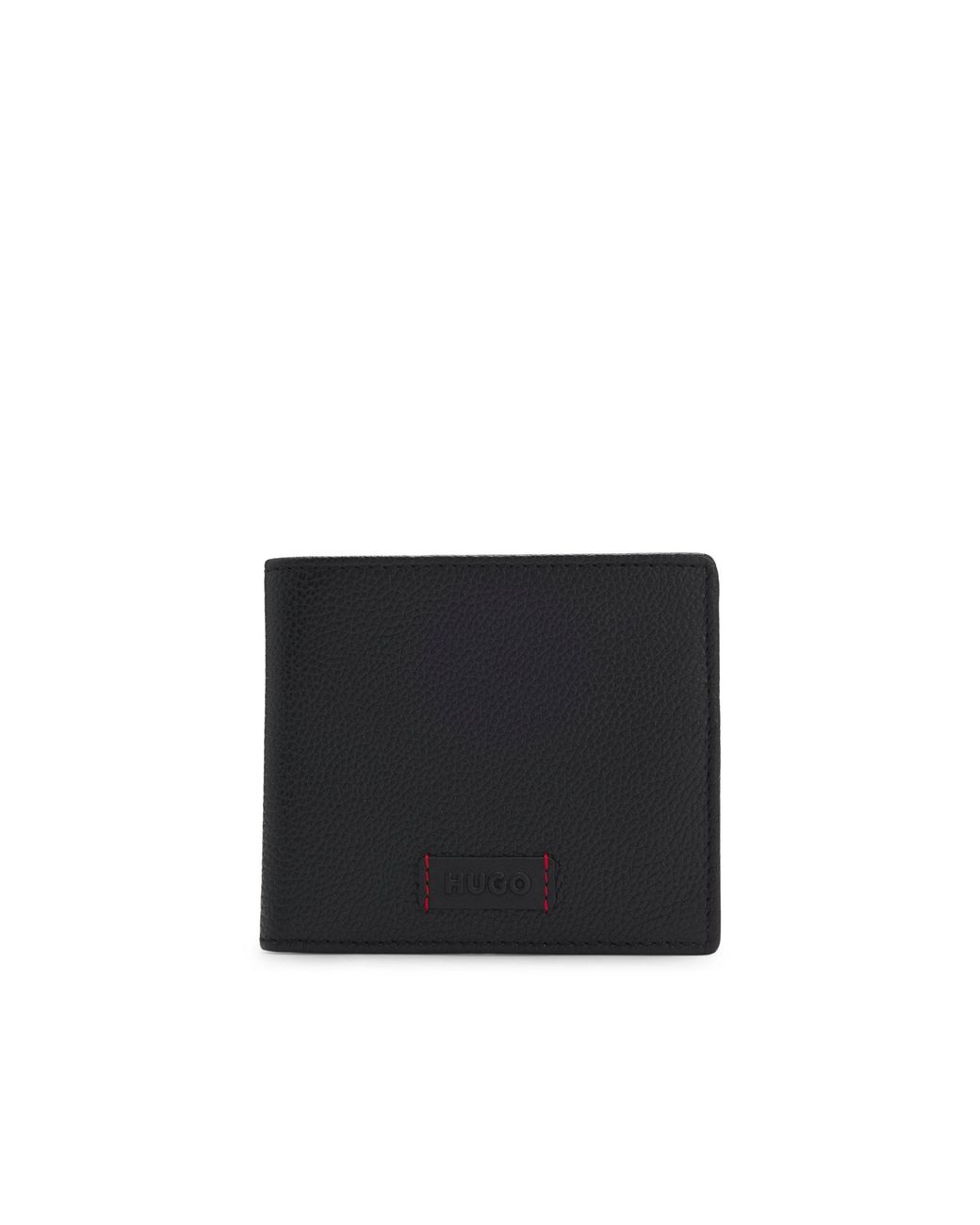 HUGO Black Bifold Wallet for men