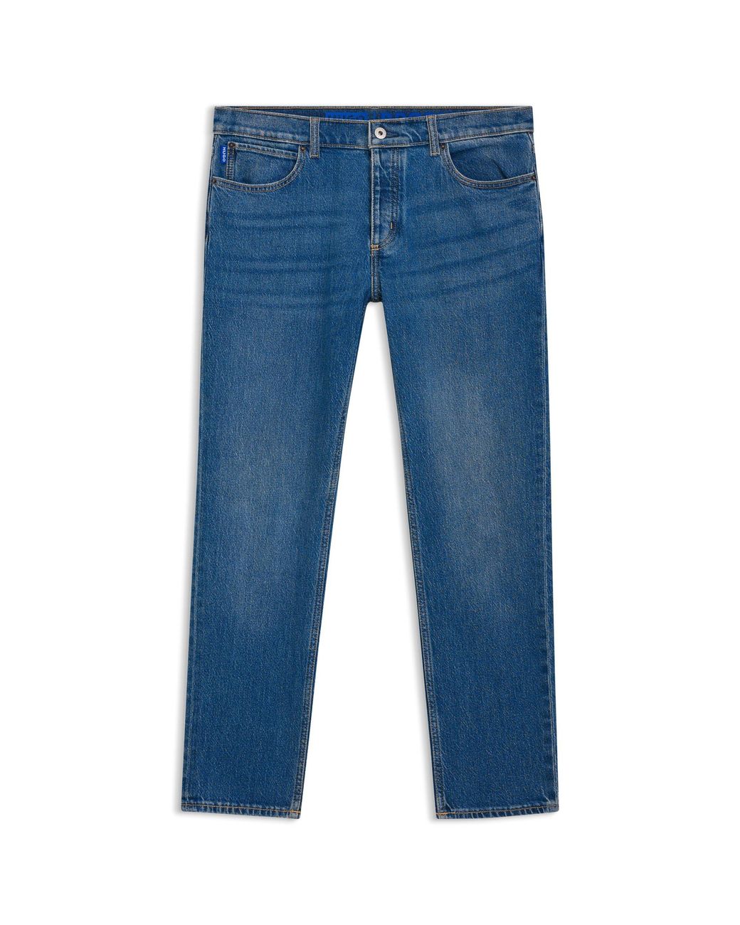 HUGO Blue Tapered-Fit Jeans for men