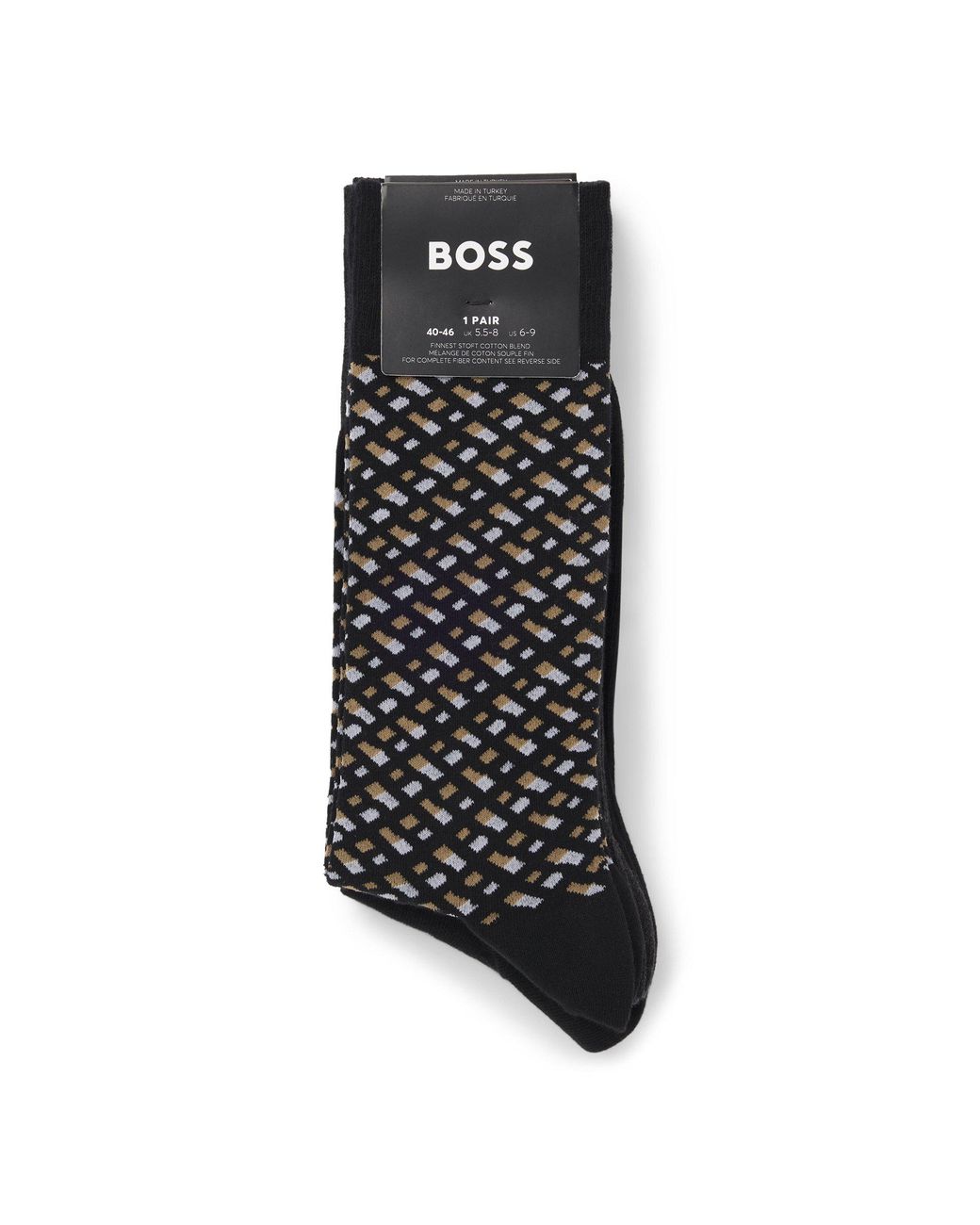 Boss Black Gift-Boxed Four-Pack Of Regular-Length Socks for men