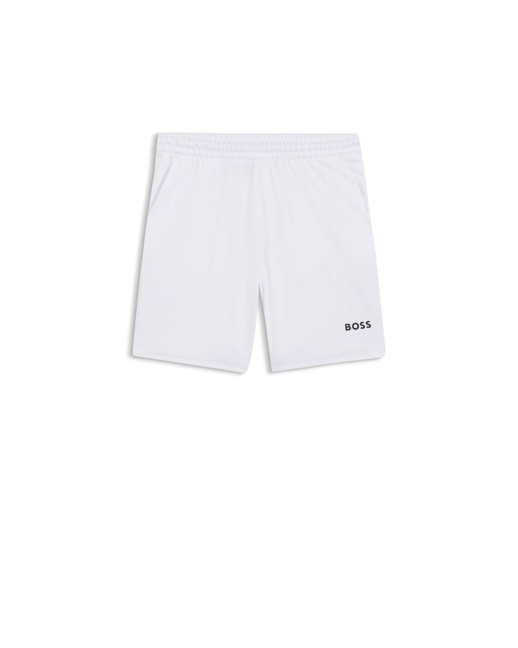 Boss White Active Quick-Dry Shorts for men