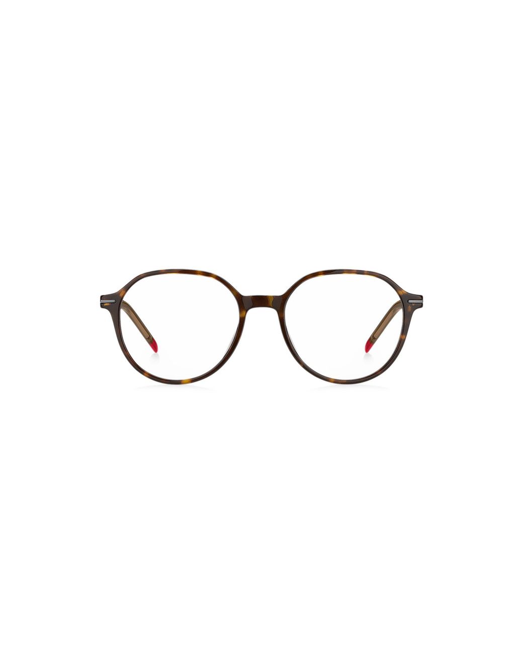 HUGO Multicolor Havana-Acetate Optical Frames With Details for men