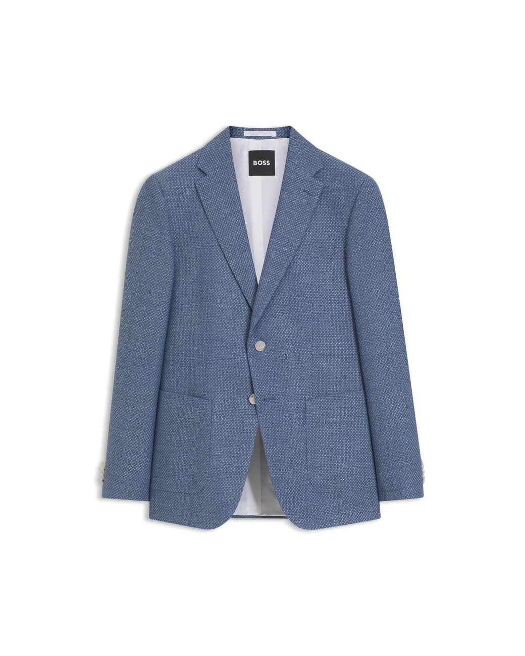 Boss Blue Slim-Fit Blazer for men
