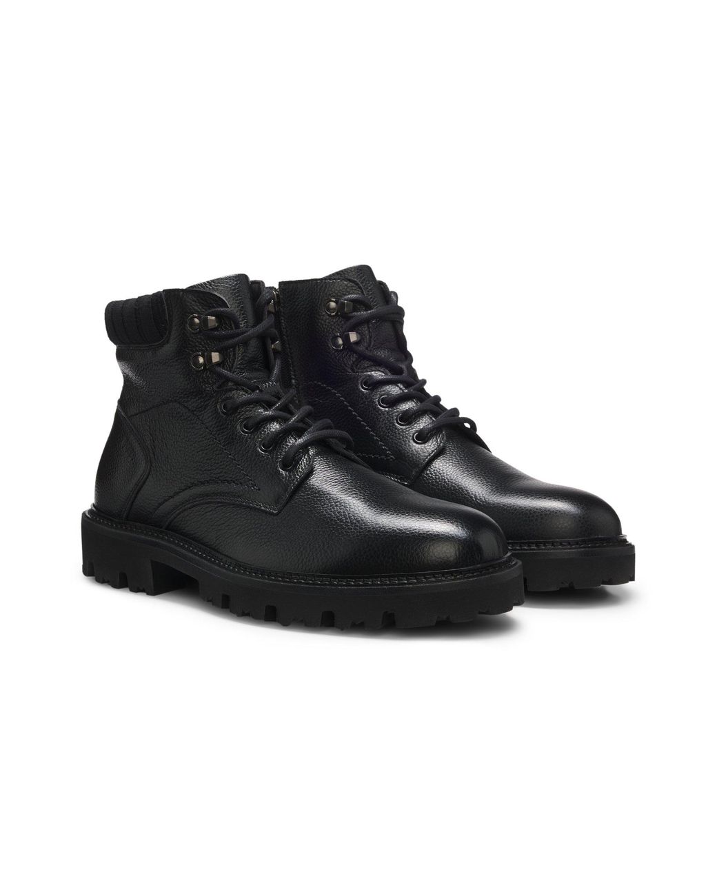 Stivali Stringati di Boss in Black da Uomo