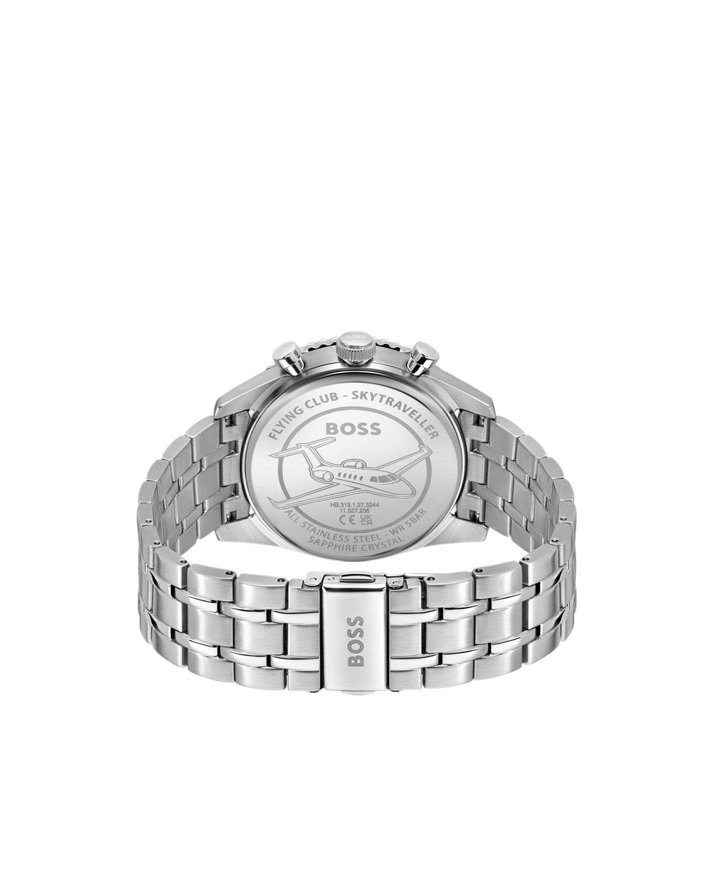 Boss Black Skytraveller Pro-Dial Watch With Sapphire Crystal for men