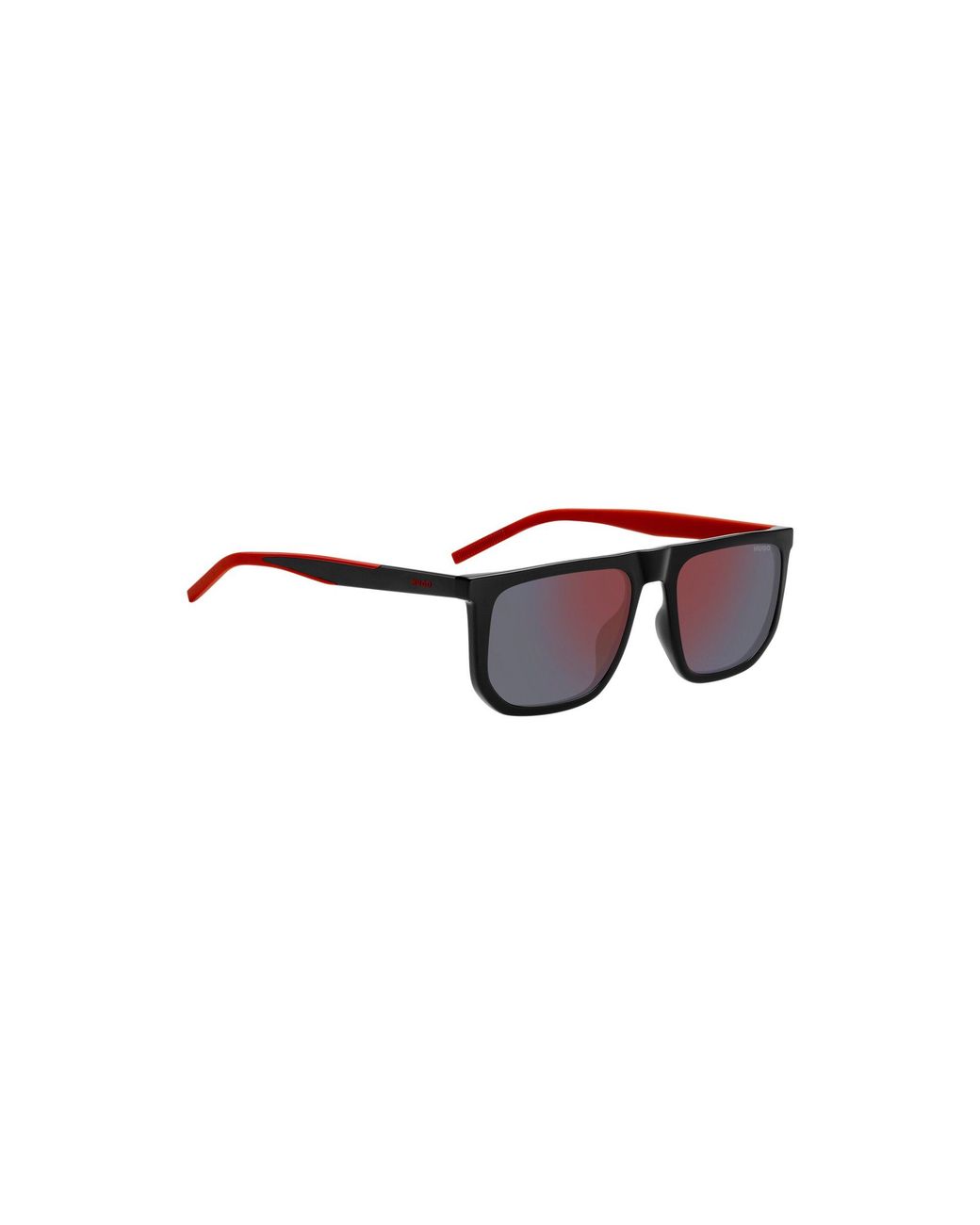 HUGO Black Sunglasses With Two-Tone Temples for men