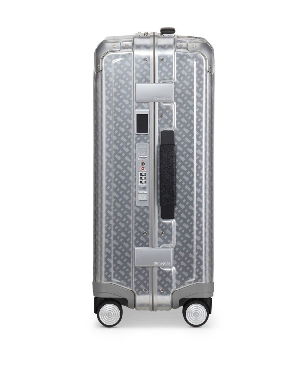 Boss Großer X Samsonite Koffer Aus Silberfarbenem Aluminium 80 Cm in Gray für Herren