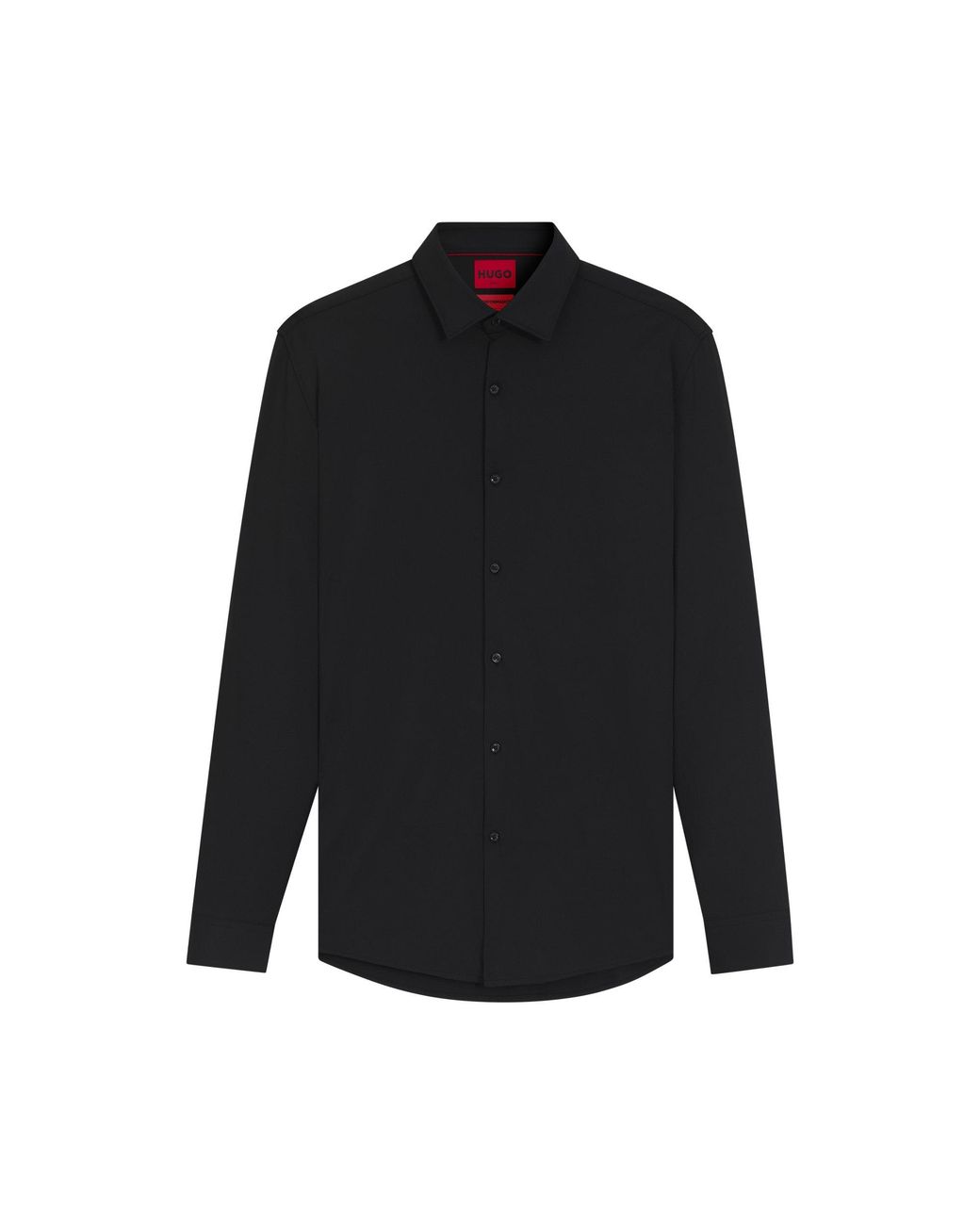 HUGO Black Slim-Fit Shirt for men