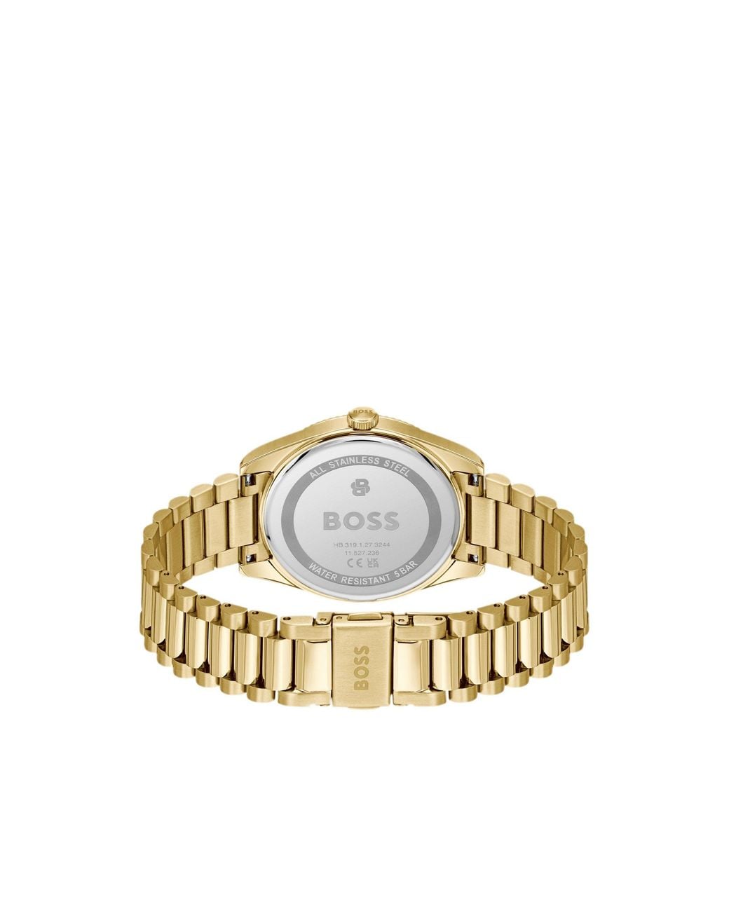 Boss Metallic Cheswick-Tone Watch With Fluted Bezel for men