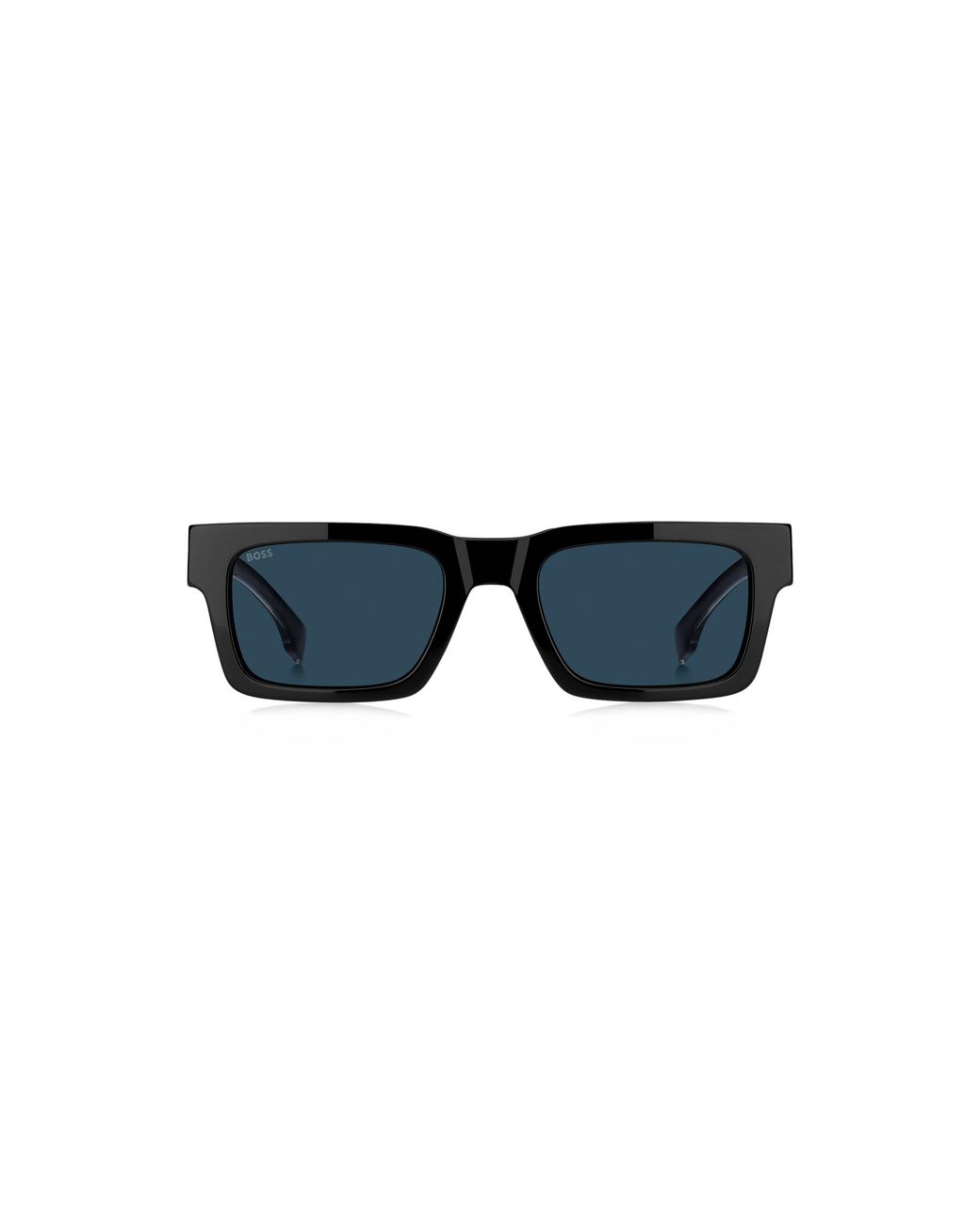 Boss Blue Acetate Sunglasses With Double B Monogram for men
