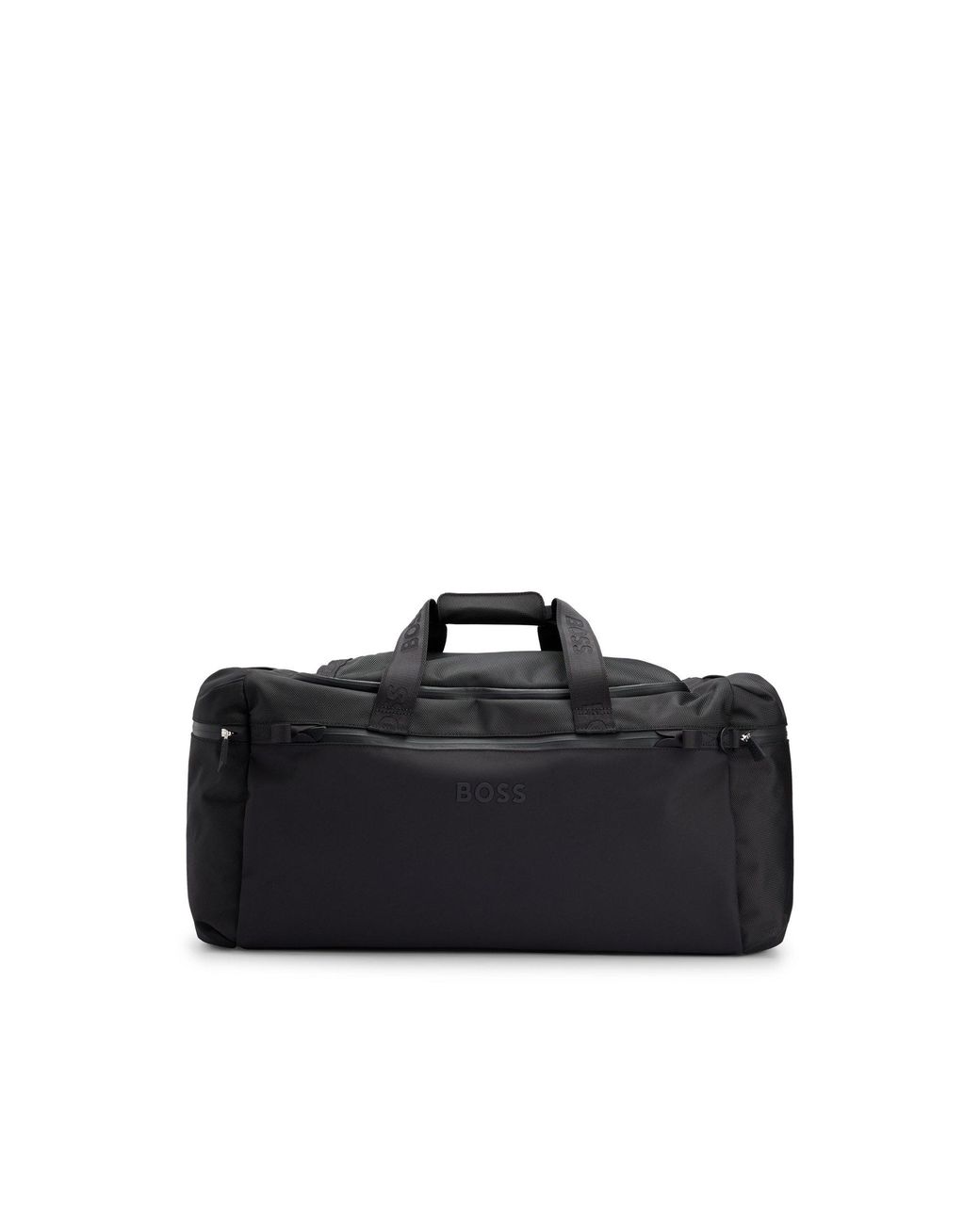 BOSS Logo-Detail Holdall With Branded Backpack Straps in
