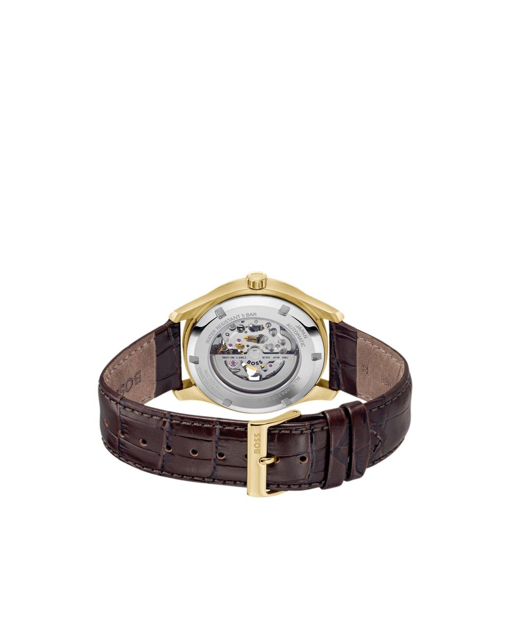 Boss Brown Principle Skeleton-Tone Watch for men