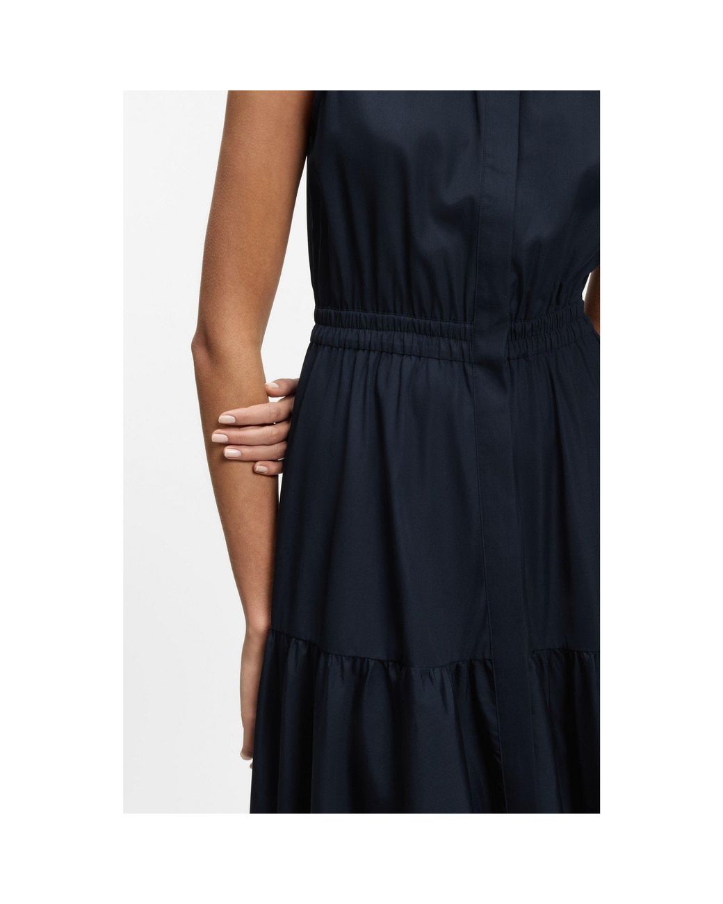 Boss Blue Sleeveless Dress