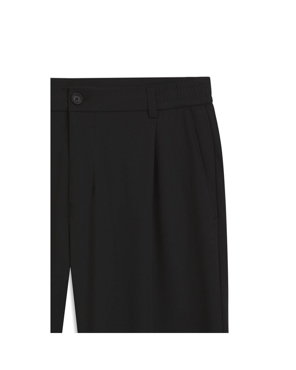Boss Black Relaxed-Fit Trousers With Front Pleats for men