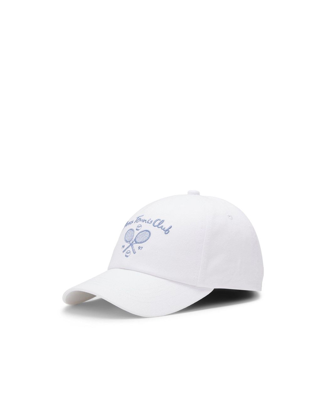 Boss White Cotton-Twill Cap With Tennis Artwork for men