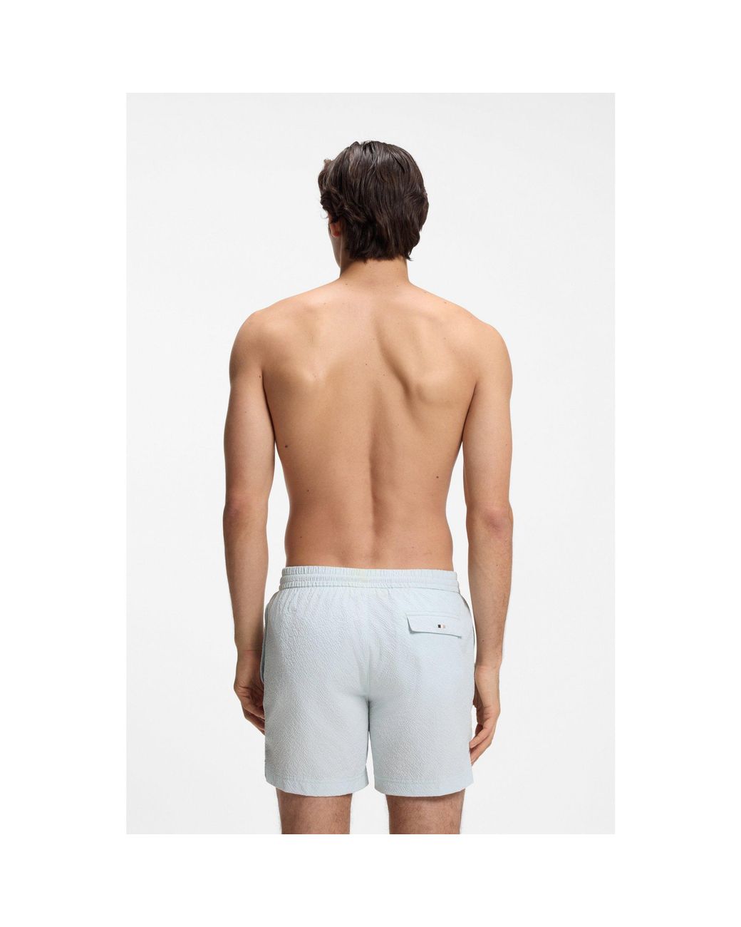 Boss Blue Quick-Dry Swim Shorts for men