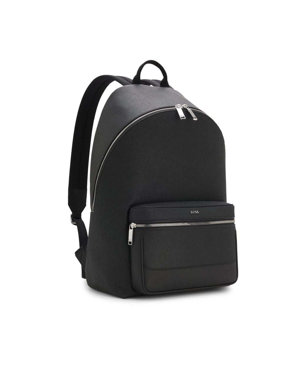Boss Black Logo-Trim Backpack for men
