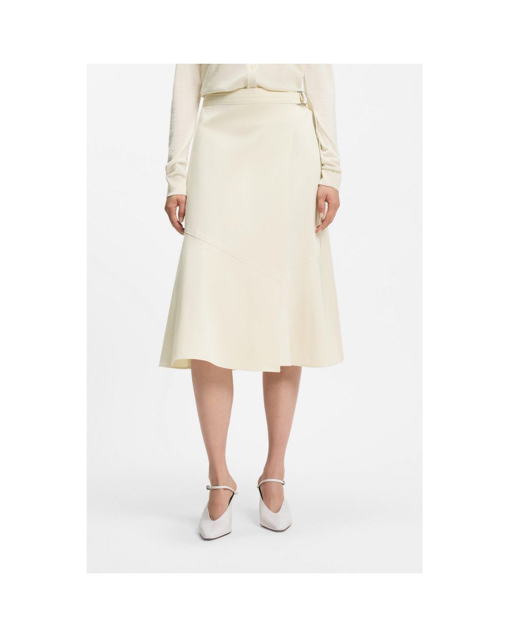 Boss Natural A-Line Wrap Skirt