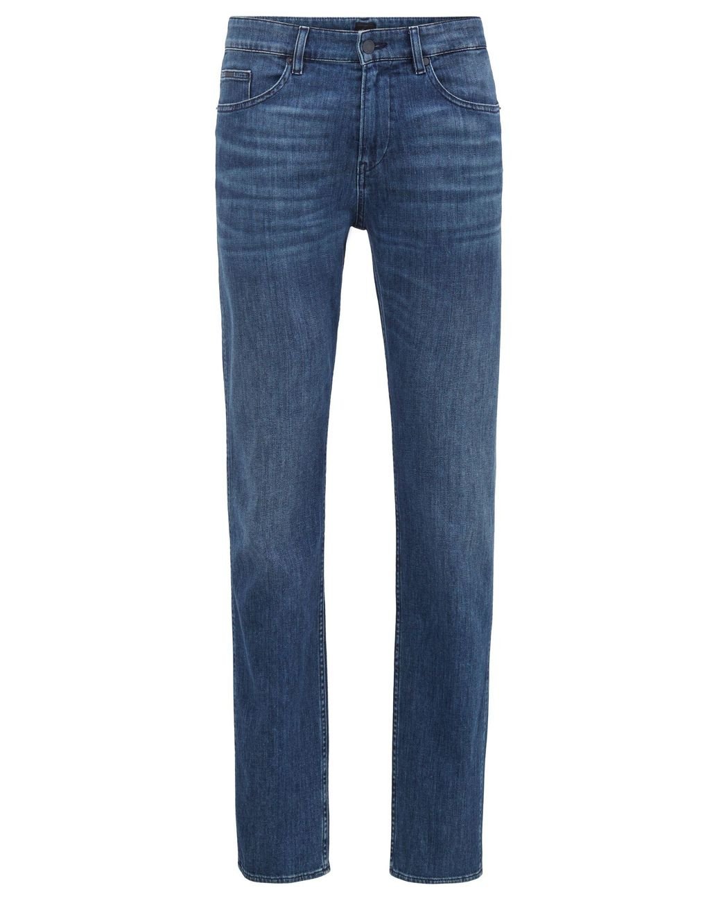 BOSS by Hugo Boss Slim Fit Jeans In Lightweight Italian Stretch Denim ...