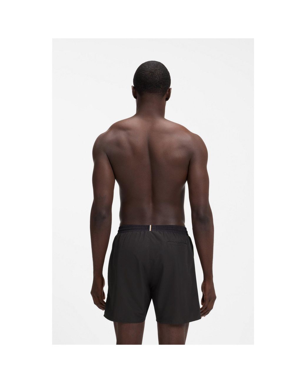 Boss Black Logo Swim Shorts for men